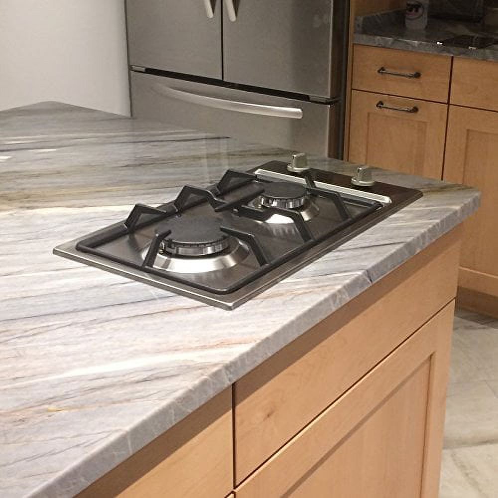 Ramblewood high efficiency 2 burner gas cooktop(LPG/Propane Gas), GC2-43P, ETL Safety Certified.